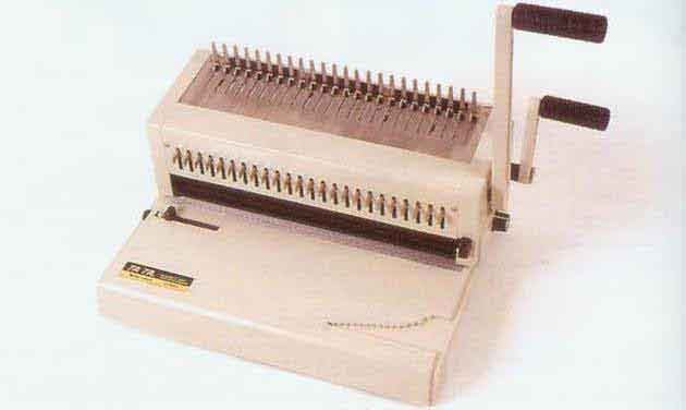 2 in 1 Plastic & Wire Punch & Binding Machine 24 - Holes